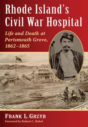 A historical illustration of a Civil War hospital scene.