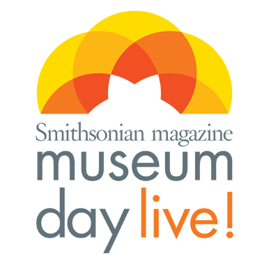 A logo for Smithsonian magazine's 'Museum Day Live!' event.
